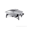 Chafing Pans Hydraulic Style Chafing Dish With Glass Window Lid Manufactory